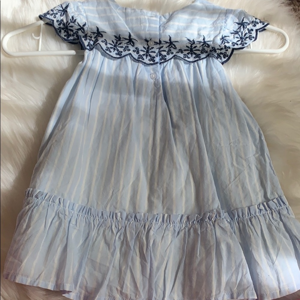 Baby blue dress